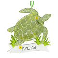 Sea Turtle Ornament Personalized