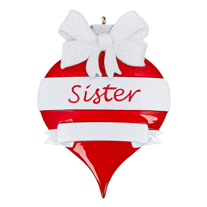 Sister Christmas Tree Ornament