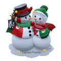 Snowcouple Ornament for the Christmas Tree