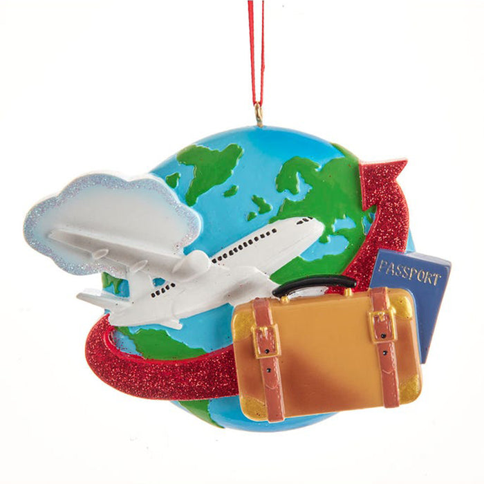 Travel Around the World Ornament