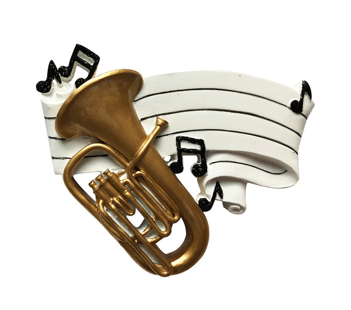 Tuba Personalized Ornament For Christmas Tree
