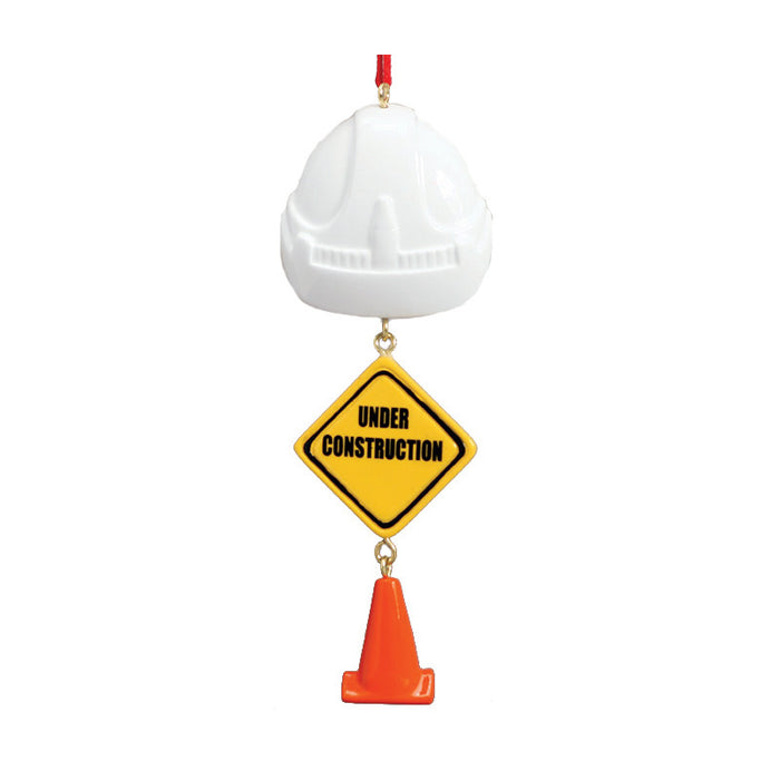 Under Construction Ornament for Christmas Tree