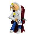 Personalized Watching TV Ornament