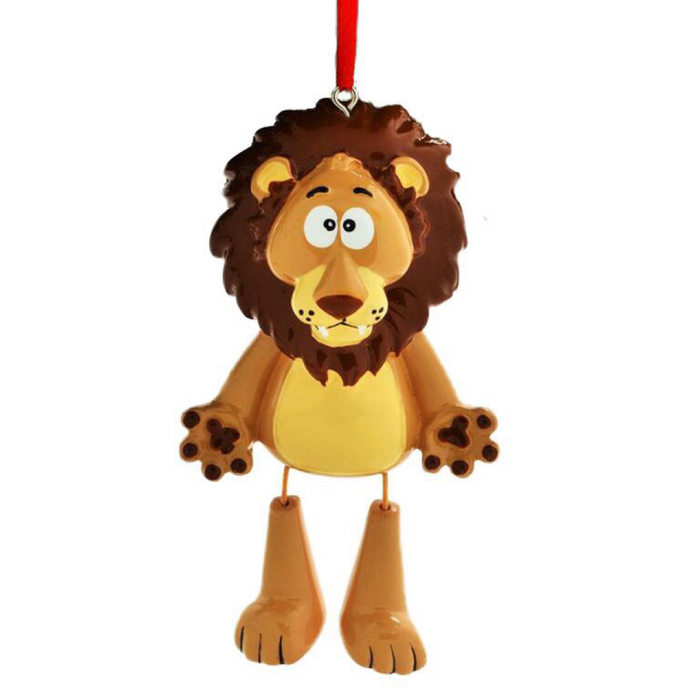 Personalized Zoo Animals Dangle Legs Ornament
