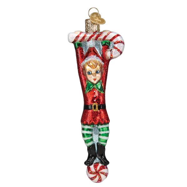 Playful Elf Ornament - Old World Christmas