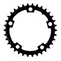 Position One 5 Bolt Alloy Chainring / Black / 34T