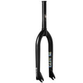 The Primo Da Silva Forks are black BMX forks made from 4130 chromoly, featuring straight legs, open dropouts, and “PRIMO” branding on the leg. A “SHERMAN” sticker is also visible on the side.