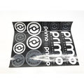 The Primo Sticker Sheet includes an assortment of circular and rectangular black and white logo designs on a white background.