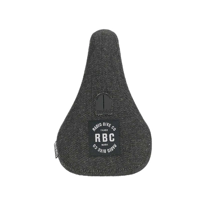 Radio Team Pivotal Seat featuring embroidered logo.