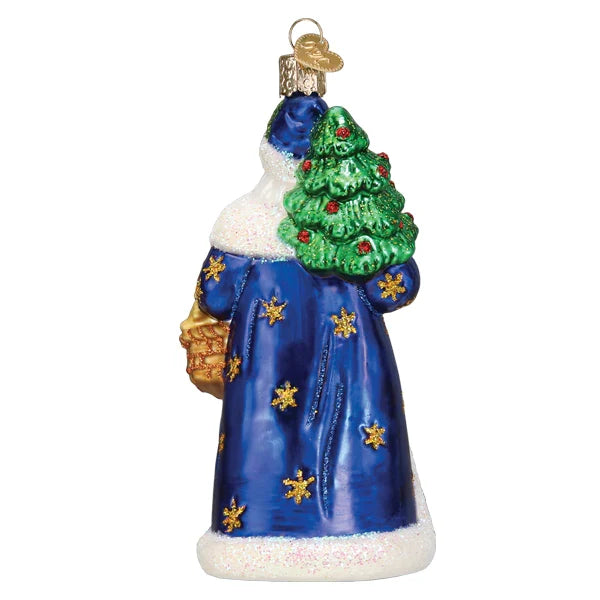 Regal Father Christmas Ornament - Old World Christmas Back