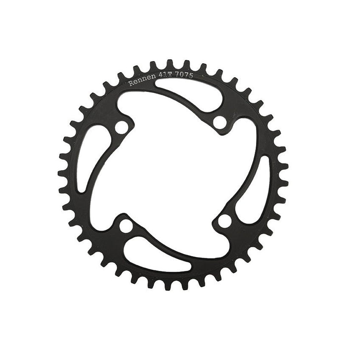 Rennen 4 Bolt 104 Chainring  / Black / 35T