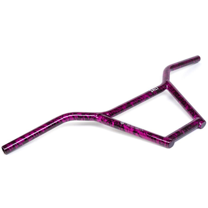 A Salt Classic 4 Piece Bar BMX handlebar (22.2mm clamp) in metallic purple and black, featuring a square crossbar design, is displayed against a white background.