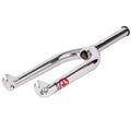 A sleek pair of Salt Plus EX Fork forks featuring crmo blades on a black background.