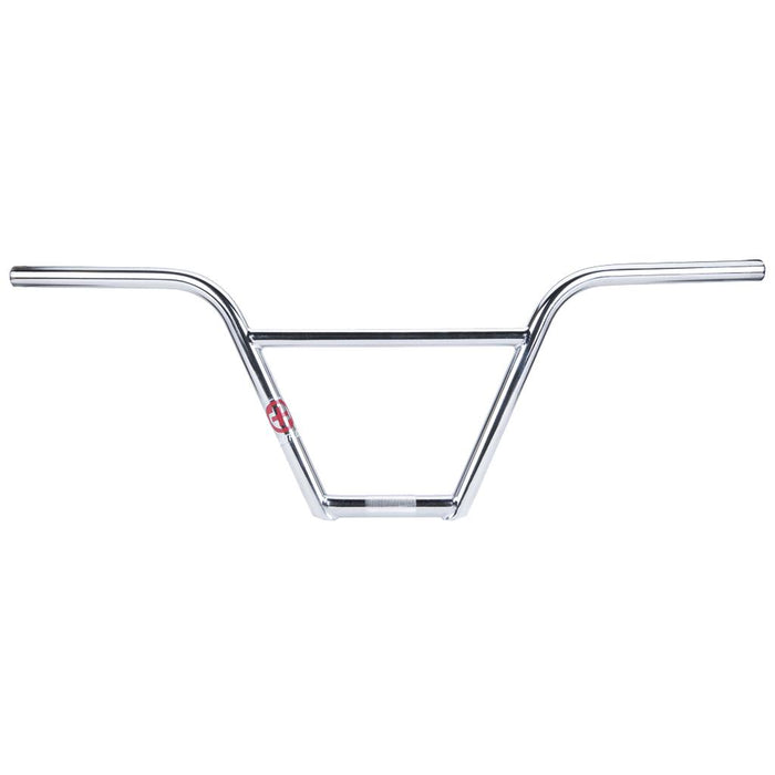 The Salt Plus HQ 4 Piece Bars (22.2mm Clamp) are durable chromoly BMX handlebars, featuring a 4 piece construction with a crossbar and angled design, displayed against a white background.