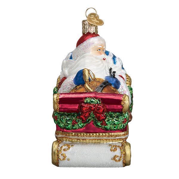 Santa in Sleigh Ornament - Old World Christmas