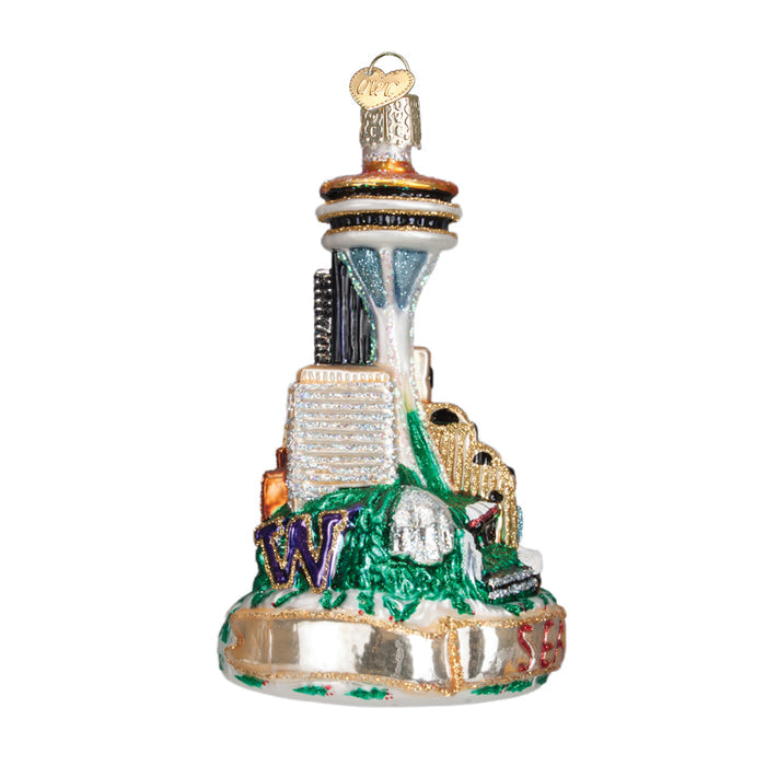 Seattle Skyline Ornament for Christmas Tree