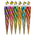 Shimmering Icicles Christmas Ornament Blown Glass 6 Assorted Please Choose One