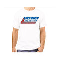 A man wearing a Skyway Factory Team USA T-Shirt with the word radicle on it.