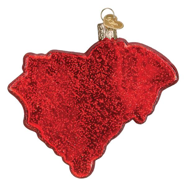 State of South Carolina Christmas tree ornament