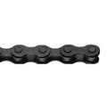 Close-up view of the Taya 408H Chain (3/32 Inch) in black metal, featuring interconnected links—perfect for BMX race bikes and 1/2 x 3/32 chainrings, engineered for quiet operation and reliable performance.