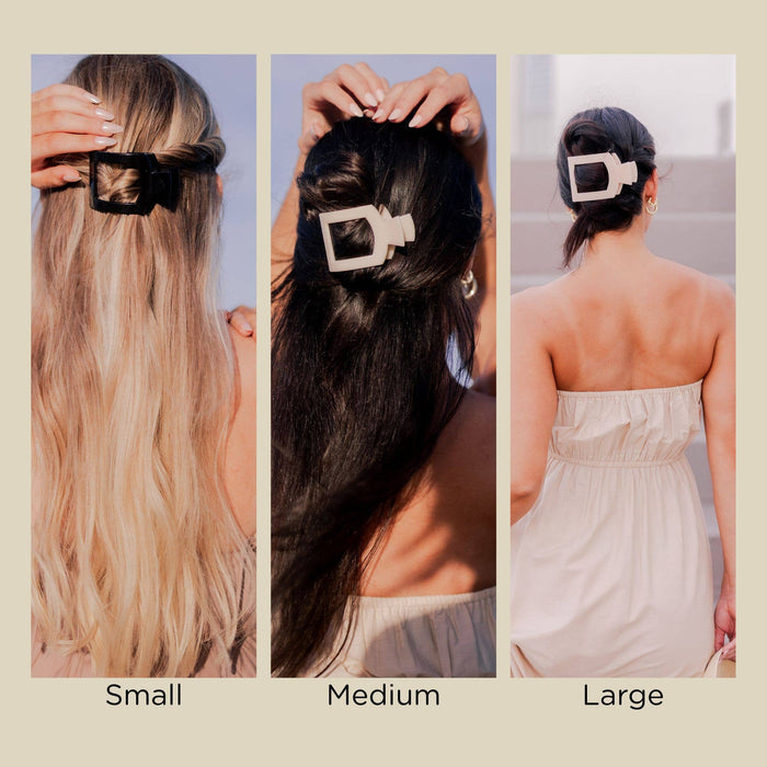 TELETIES - Square Flat Hair Clip