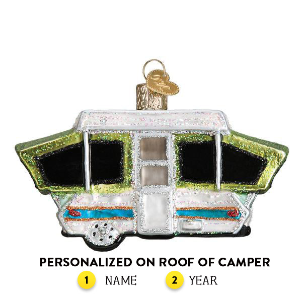 Tent Camper Ornament - Old World Christmas