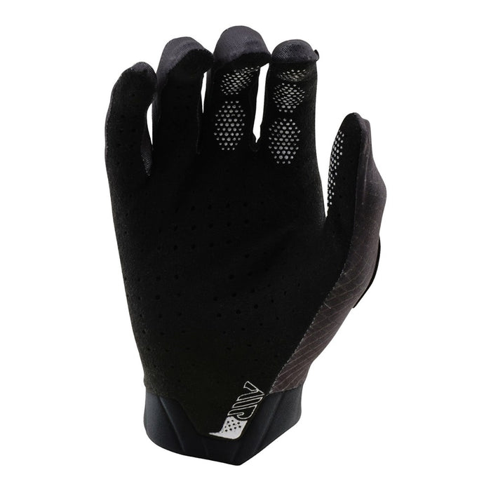 The TLD 25.1 Air Glove Mono Black by Troy Lee Designs offers full-finger coverage with micro-mesh ventilation for maximum breathability, and added fingertip grips for improved control.
