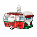 Glass Travel Trailer Ornament for Christmas Tree
