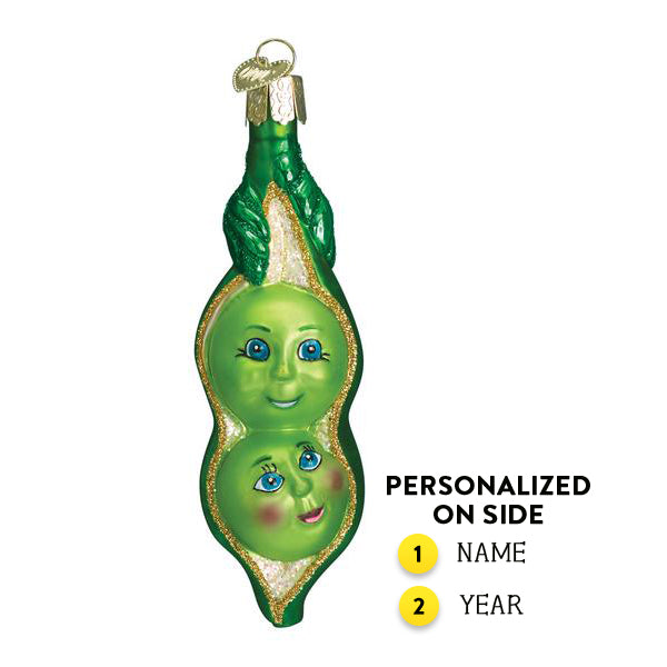Two Peas In A Pod Ornament - Old World Christmas
