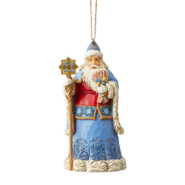 Ukraine Santa Ornament For Christmas Tree