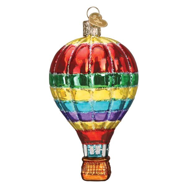 Glass Hot Air Balloon Ornament for your Christmas Tree