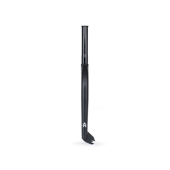 Image of Wethepeople Audio 22 Inch Forks with a slight bend, featuring an integrated crown race and a logo near the bottom.