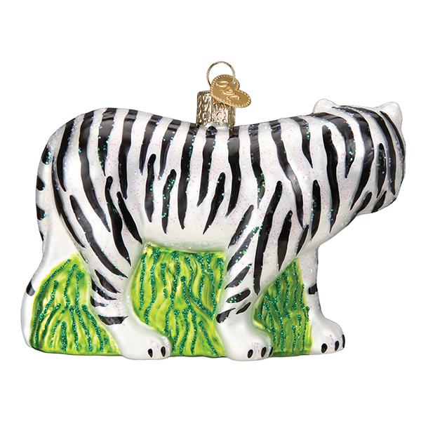 White Tiger Ornament - Old World Christmas