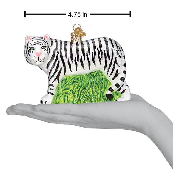 White Tiger Ornament - Old World Christmas